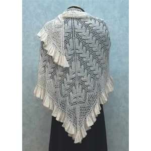  Knitting Pattern for Flirty Ruffles Shawl Arts, Crafts & Sewing