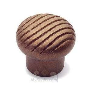  Canyon collection ribbed knob 1 5/8 (41mm) in natural 