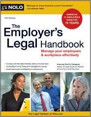 The Employers Legal Handbook Manage Your Employees & Workplace 