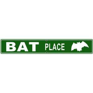  Bat Place 4 X 24 Aluminum Street Sign Patio, Lawn 