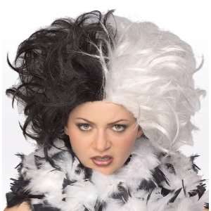  Womens Cruella De Vil Costume Wig 
