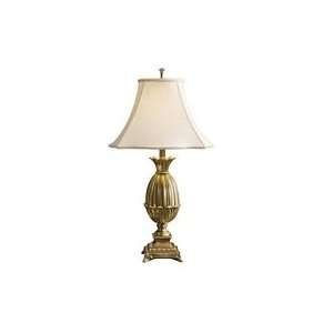  Sedgefield L586 583 Pineapple 30 Antique Brass Table Lamp 