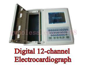 NEW CE FDA 12 channel ECG EKG machine Electrocardiograph  