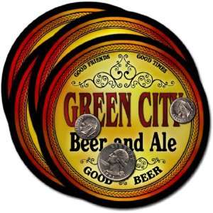 Green City, MO Beer & Ale Coasters   4pk