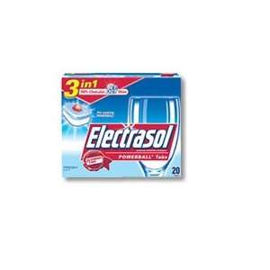 Electrasol 3 in 1 Automatic Dishwasher Detergent Powerball Tabs, Fresh 