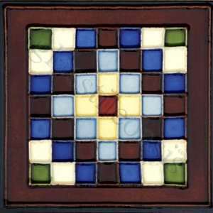  Cuadros 6 x 6 Purple 6 x 6 Deco Tiles Glossy Ceramic 