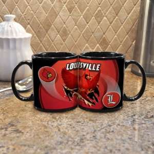   Louisville Cardinals 2 Pack 11oz Black Searle Mug