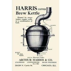  Exclusive By Buyenlarge Harris Copper Brew Kettle 12x18 