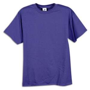   Mens Basic Blank Tee ( sz. XL, Purple ) Sports 