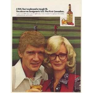  18 Seagrams V.O. Canadian Whisky Print Ad (53892)