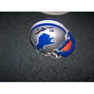 Tracy Scroggins Detroit Lions Signed Mini Helmet W/coa   Autographed 