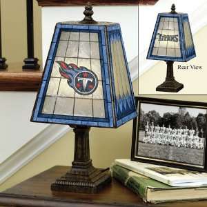  NFL Tennessee Titans Art Glass Table Lamp Sports 
