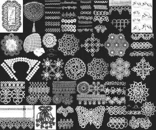   Tatting Book Crochet Lace Patterns DIY Lacemaker Edwardian Design