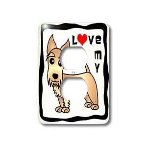 Janna Salak Designs Dogs   I Love My Scottie Dog   Wheaten   Red Heart 