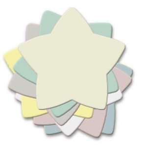   Post it® Star Shape, 25 Sheets (500)   Customized w/ Your Logo