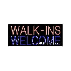  Walk Ins Welcome Business Neon Sign