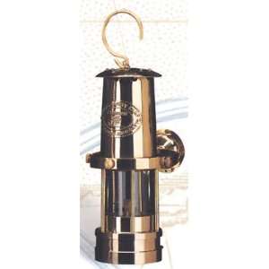  Gold Plated Gimbaled Nautical Miners Oil Lamp
