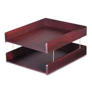  Genuine Hardwood Double Desk Tray