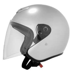  Cyber UT 21 Solid Open Face Helmet X Large  Silver 