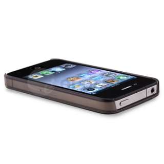   Crystal Hard Case Cover+PRIVACY SCREEN FILTER Film for iPhone 4 G