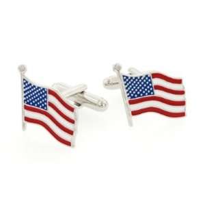 USA National Flag Cufflinks (With Gift Box) Everything 