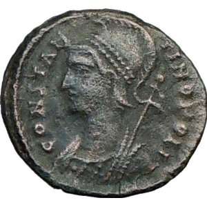 CONSTANTINE I da Great CONSTANTINOPLE Found 330AD Authentic Ancient 