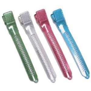  Hair Art Aluminum Sectioning Clips 4 Assorted Colors 