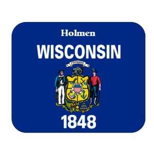  US State Flag   Holmen, Wisconsin (WI) Mouse Pad 