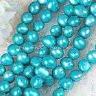 Blue Cultured Freshwater Nugget Pearl Beads@ 5 6mm C621  