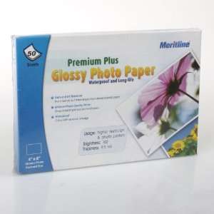  Meritline Durafirm Waterproof 4 x 6 Paper, 50 Pack in 