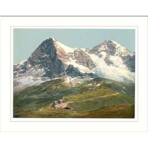 Scheidegg Mount Eiger and Mönch Bernese Oberland Switzerland, c 