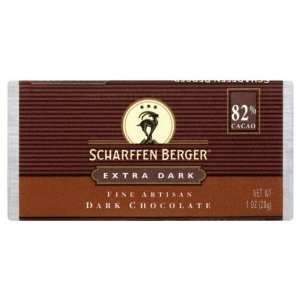 Scharffen Berger Choc Bar Xdrk 82% 1 OZ (Pack of 18)  
