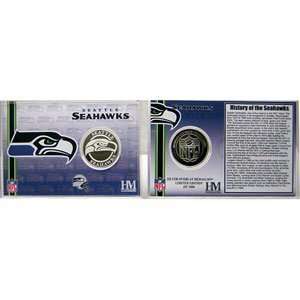 Highland Mint Seattle Seahawks Team History Coin Card  