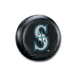  Seattle Mariners Black Tire Cover
