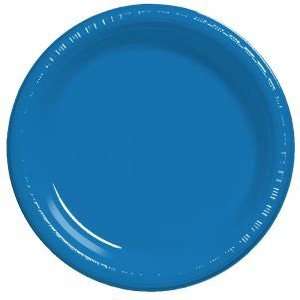  Premium 7 inch Plastic Plates, True Blue Health 