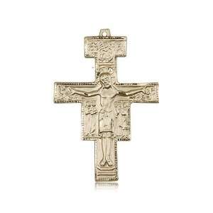  14kt Gold San Damiano Medal Jewelry