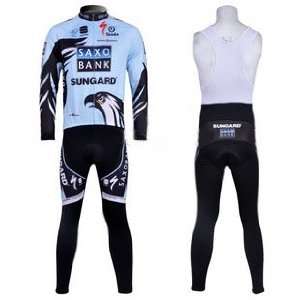  2012 SAXO BANK team harness long sleeved cycling clothing 