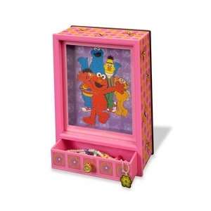 Sesame Street Musical Jewelry Box with Dancing Figurine 
