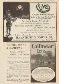 Cyko Camera Film Paper Collinear Lens Photo Ad 1906  
