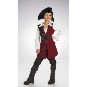  Costumes For All Occasions DG6675G Elizabeth Pirate Chd 10 