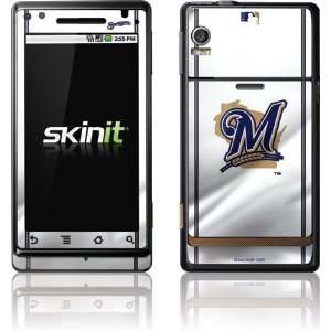  Milwaukee Brewers Home Jersey skin for Motorola Droid 