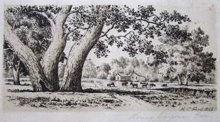 HENRY CHAPMAN FORD Signed 1887 Original Etching  
