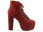 JEFFREY CAMPBELL Red Everest High Heel Bottie Shoes NEW sz 6.5  