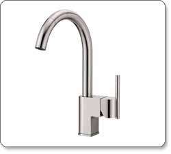 Danze D457144SS Como Single Handle Pull Down Kitchen Faucet, Stainless 