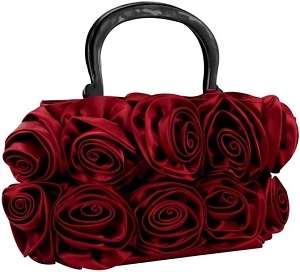   Peony Handcrafted Silk Taffeta Handbag purse Mad Style Designer  