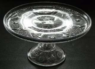 EAPG McKee Brothers Antique Glass Cake Stand Jubilee  
