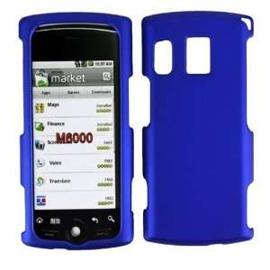    Blue Hard Case Cover for Sanyo Zio M6000 Cell Phones & Accessories