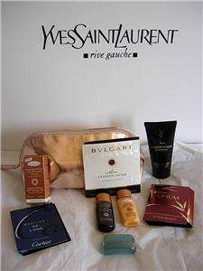 ITEMS NEW AUTHENTIC YSL YVES SAINT LAURENT SHOWER GEL COSMETIC BAG 