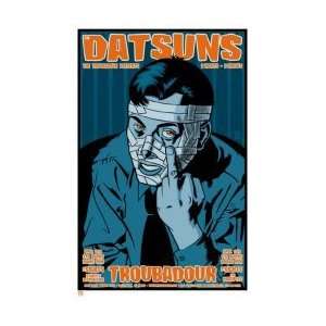 DATSUNS   Limited Edition Concert Poster   by Brian Ewing  