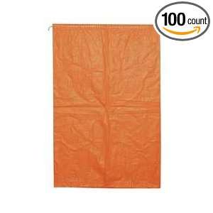 Industrial Grade 6FGX9 Orange Sand Bag, 26 X 14, PK 100  